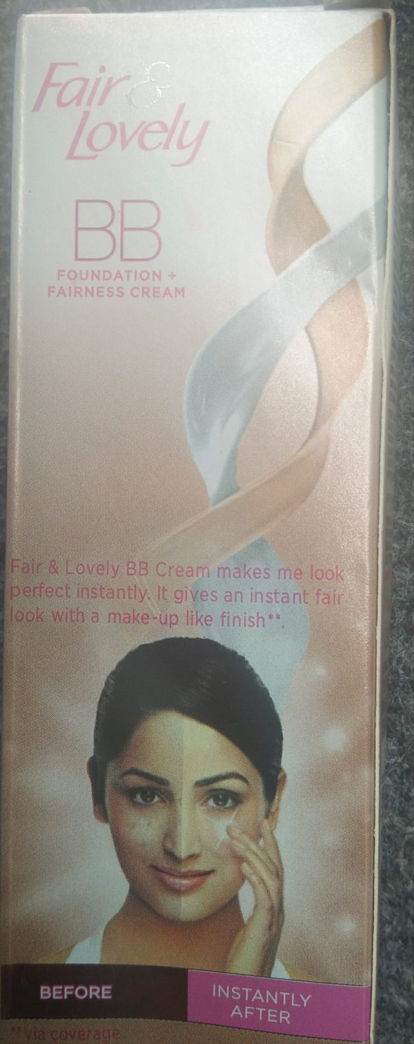 Fair&lovely BB cream Foundation & fairness cream.