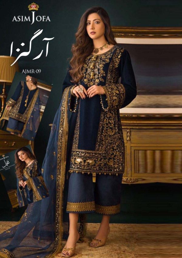 Asim Jofa Eid 2022-Organza Collection