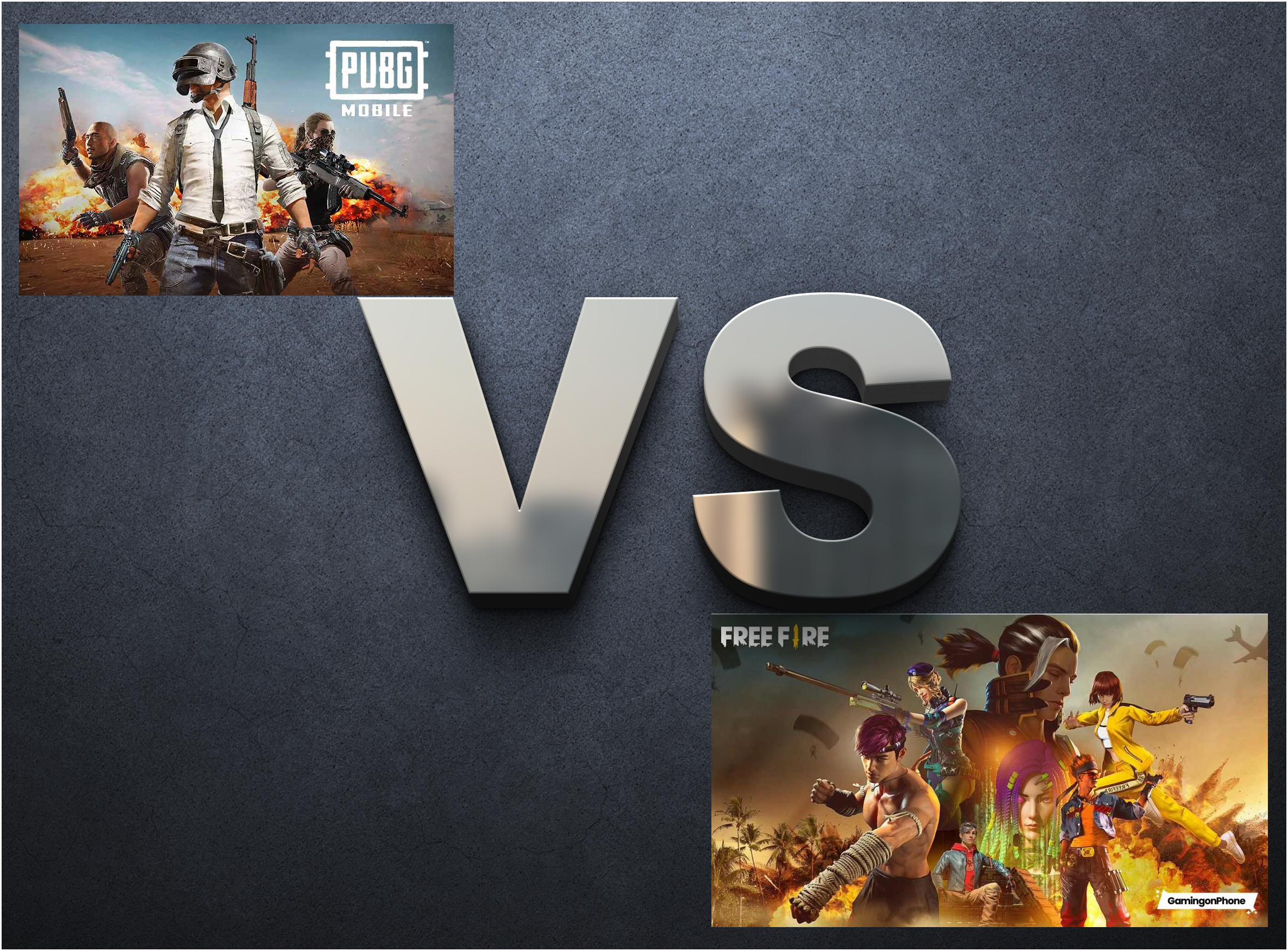 Free Fire vs. PUBG