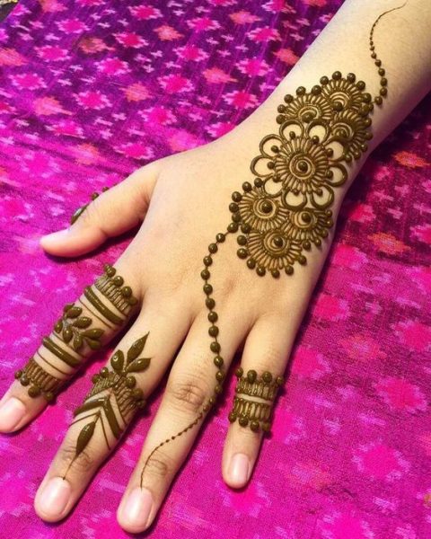 Most beautiful and easy mehndi designs | Back Hand Mehndi Designs ...