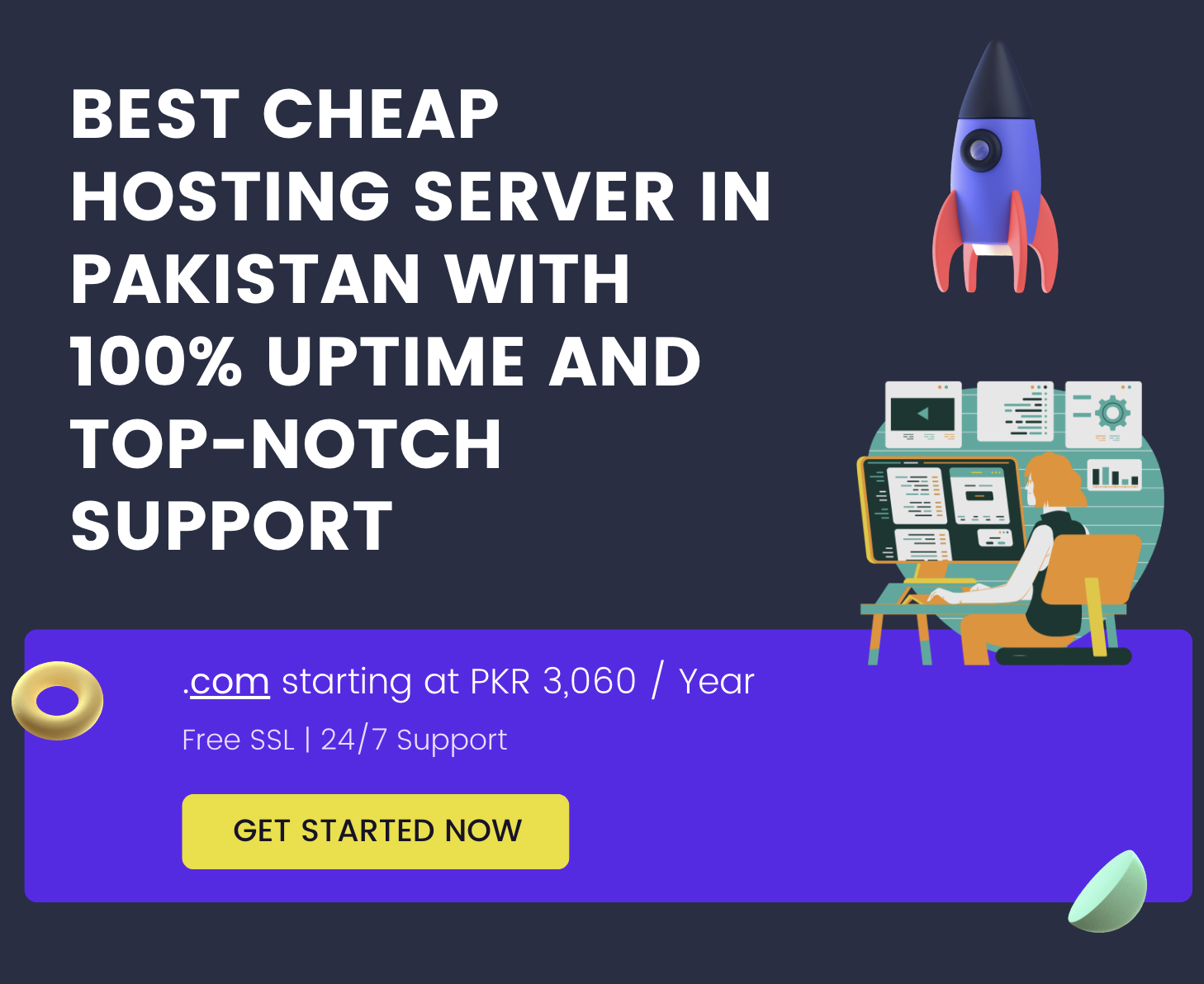 Best Cheap Hosting Server in Pakistan with 100% Uptime and Top-notch Support