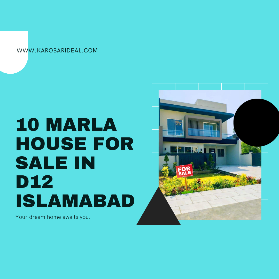 10 Marla MIND-BLOWING brand new House for sale in D12 Islamabad