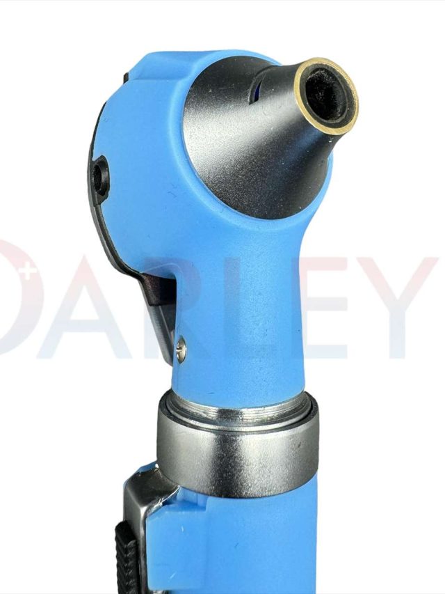 Mini Otoscope Fiber Optic Blue