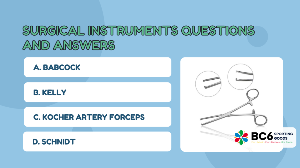 Surgical Instruments Quiz