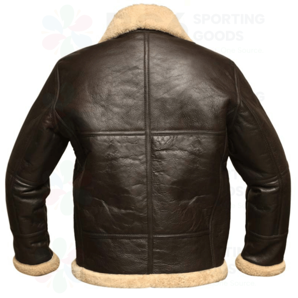 Shearling flight jacket - Image 3