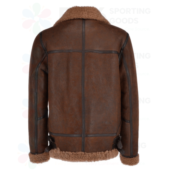 Vintage leather flight jacket - Image 2