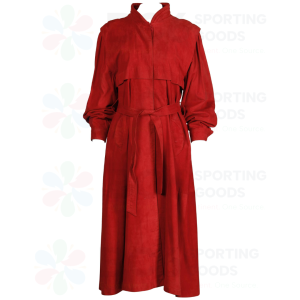 Red Leather Trench Coats