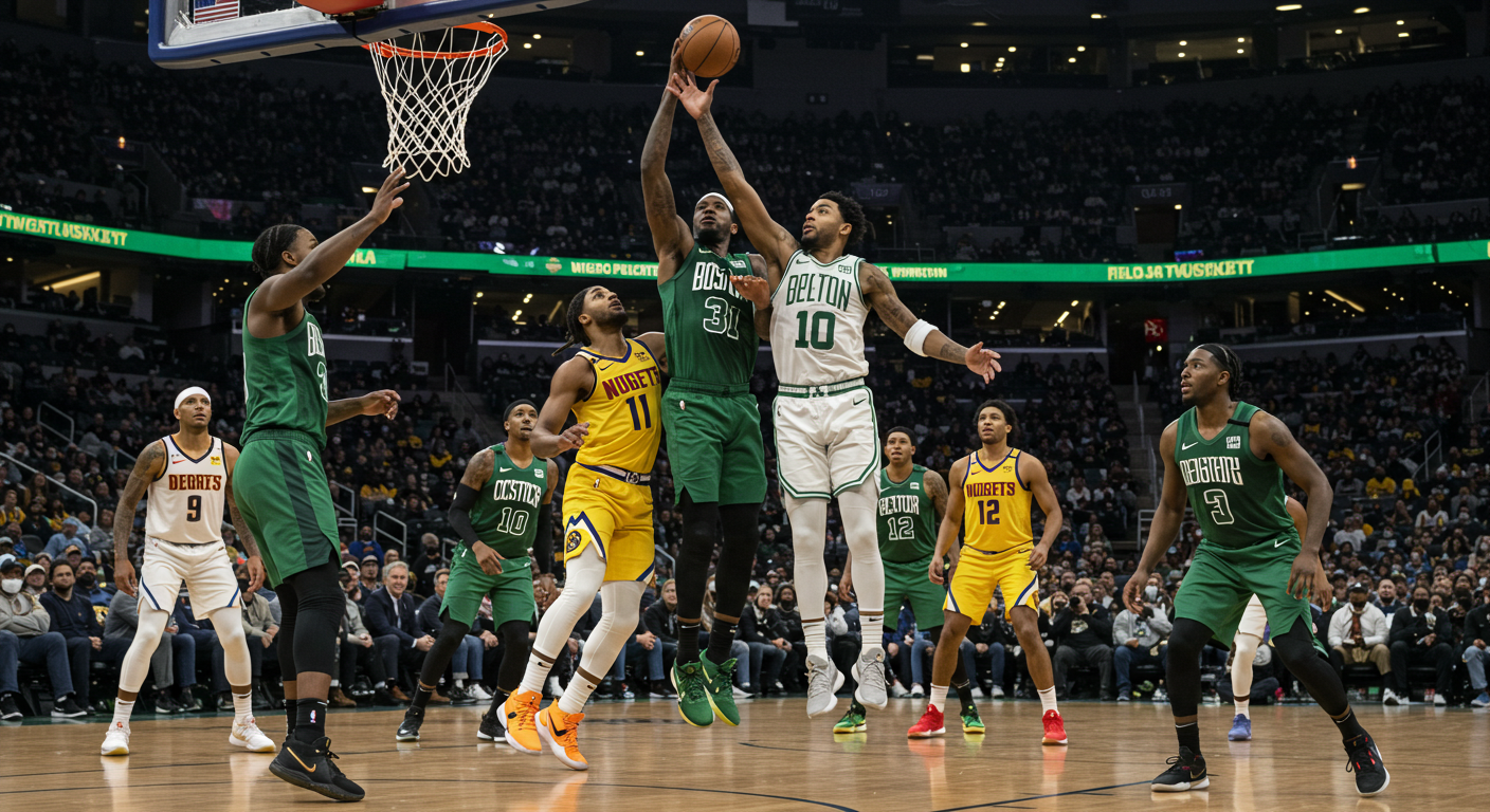 Boston Celtics and the Denver Nuggets