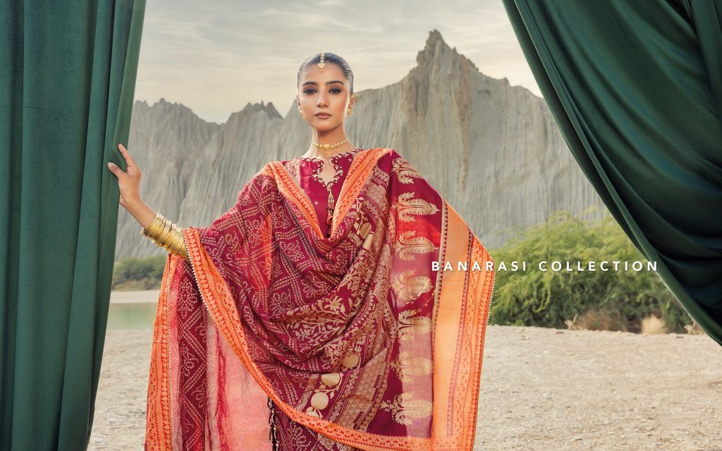 Gul Ahmed Summer 2025 collection Banarasi