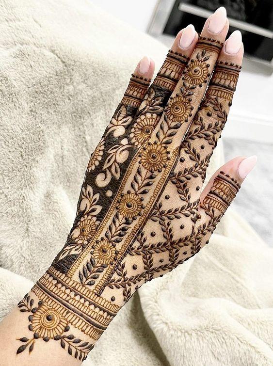 Different types of filling & checks designs..… | Dulhan mehndi designs,  Unique mehndi designs, Mehndi designs book