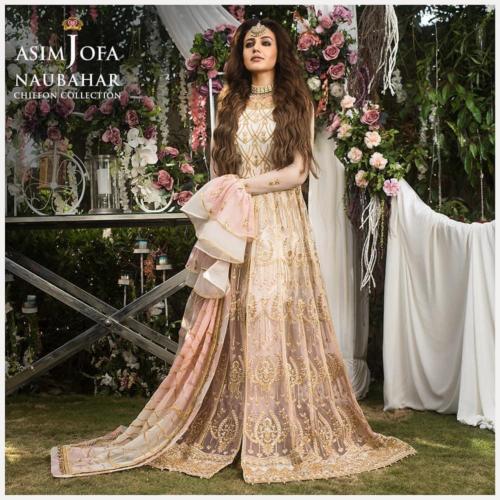 Asim Jofa New Chiffon Colection - Naubahar - Eid ul Adha 2020