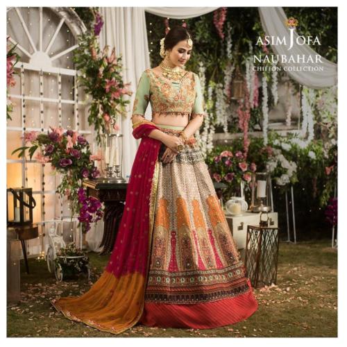 Asim Jofa New Chiffon Colection - Naubahar - Eid ul Adha 2020