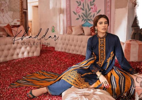 Khaddar and Linen Unstitched Collection 2020 by Cross Stitch (1)