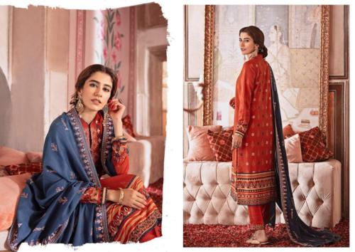 Khaddar and Linen Unstitched Collection 2020 by Cross Stitch (5)