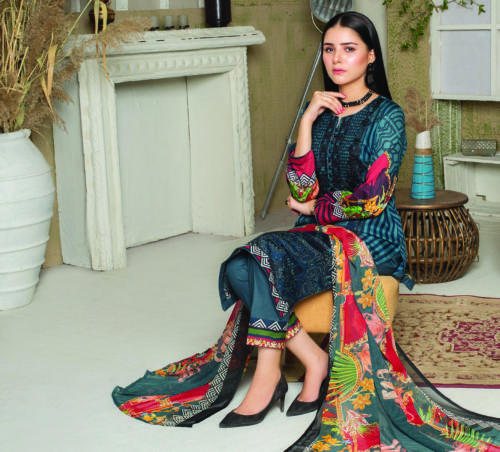 Mariam Ayesha Embroidered Lawn Collection 2021 - VOL 1 (10)