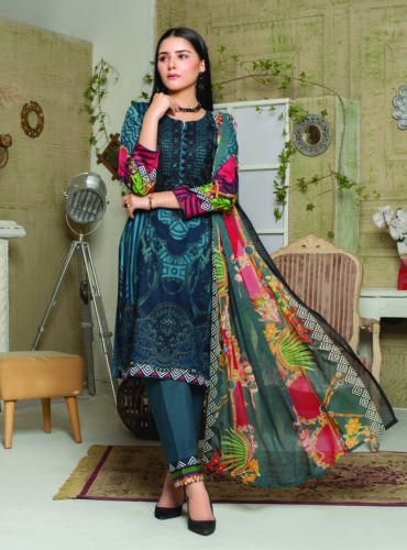 Mariam Ayesha Embroidered Lawn Collection 2021 - VOL 1 (12)