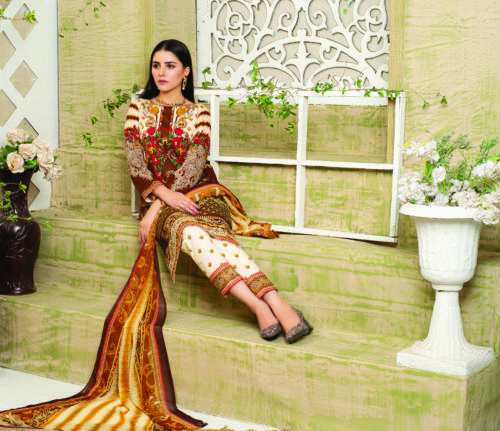 Mariam Ayesha Embroidered Lawn Collection 2021 - VOL 1 (14)