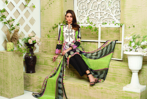 Mariam Ayesha Embroidered Lawn Collection 2021 - VOL 1 (17)