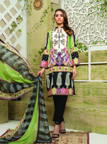 Mariam Ayesha Embroidered Lawn Collection 2021 - VOL 1 (18)