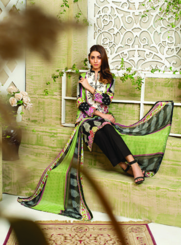 Mariam Ayesha Embroidered Lawn Collection 2021 - VOL 1 (20)