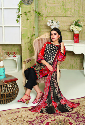 Mariam Ayesha Embroidered Lawn Collection 2021 - VOL 1 (7)
