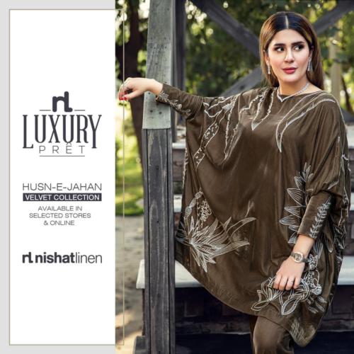 Nishat Linen latest Ready-to-Wear Embroidered winter collection’20 (13)