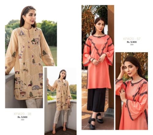 Nishat Linen latest Ready-to-Wear Embroidered winter collection’20 (2)