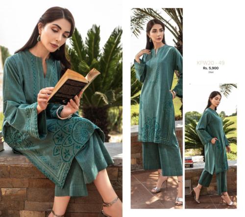 Nishat Linen latest Ready-to-Wear Embroidered winter collection’20 (5)