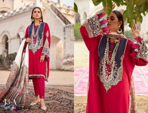 Sana Safinaz Luxury Lawn 2021 - Unstitched (17)