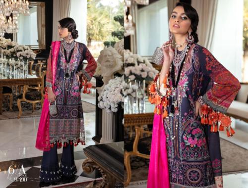 Sana Safinaz Luxury Lawn 2021 - Unstitched (58)